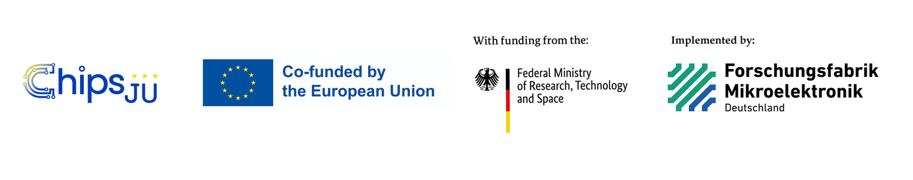 Chips JU logo, fmd logo and EU logo